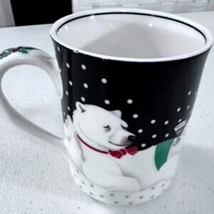 "NORITAKE" Epoch Christmas Party Mug Polar Bears,Micro, Oven, and‎ Dish. Safe